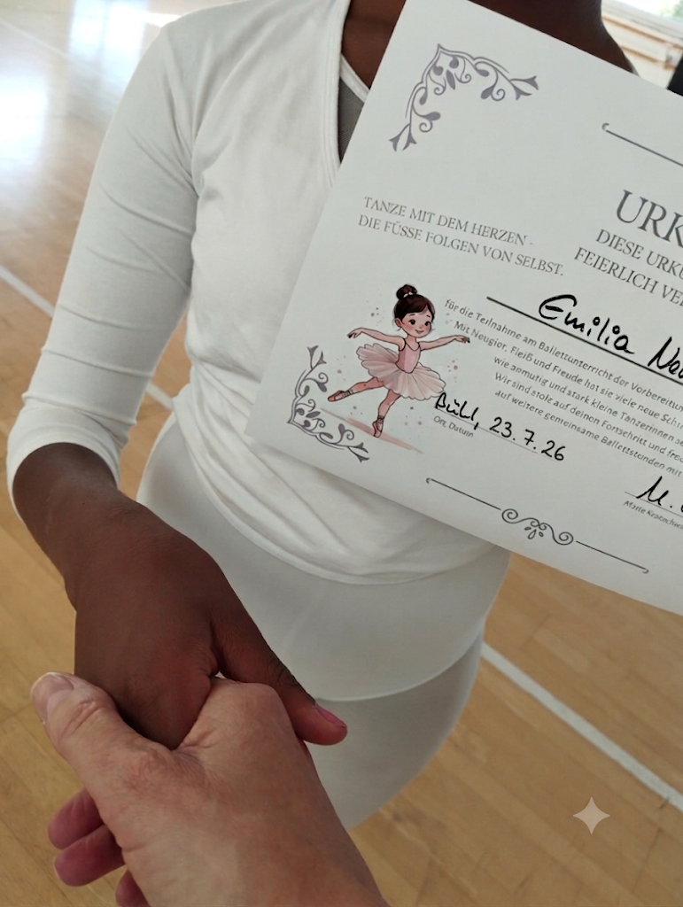 Zeugnis Ballett